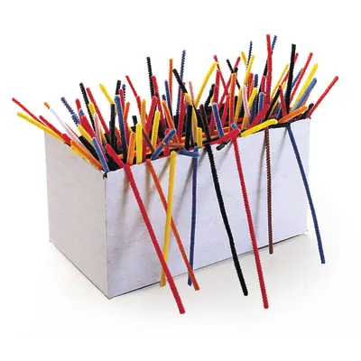 Creativity Street Regular Stems Classroom Pack, Assorted Colors, 12" x 4 mm, 1000 Pieces