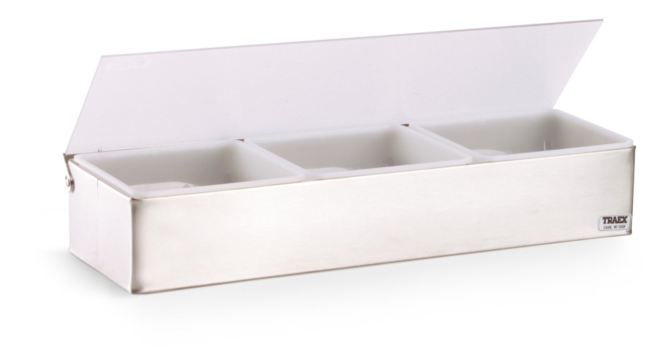 Traex® Kondi-Keeper™ Stainless Steel Condiment Dispensers