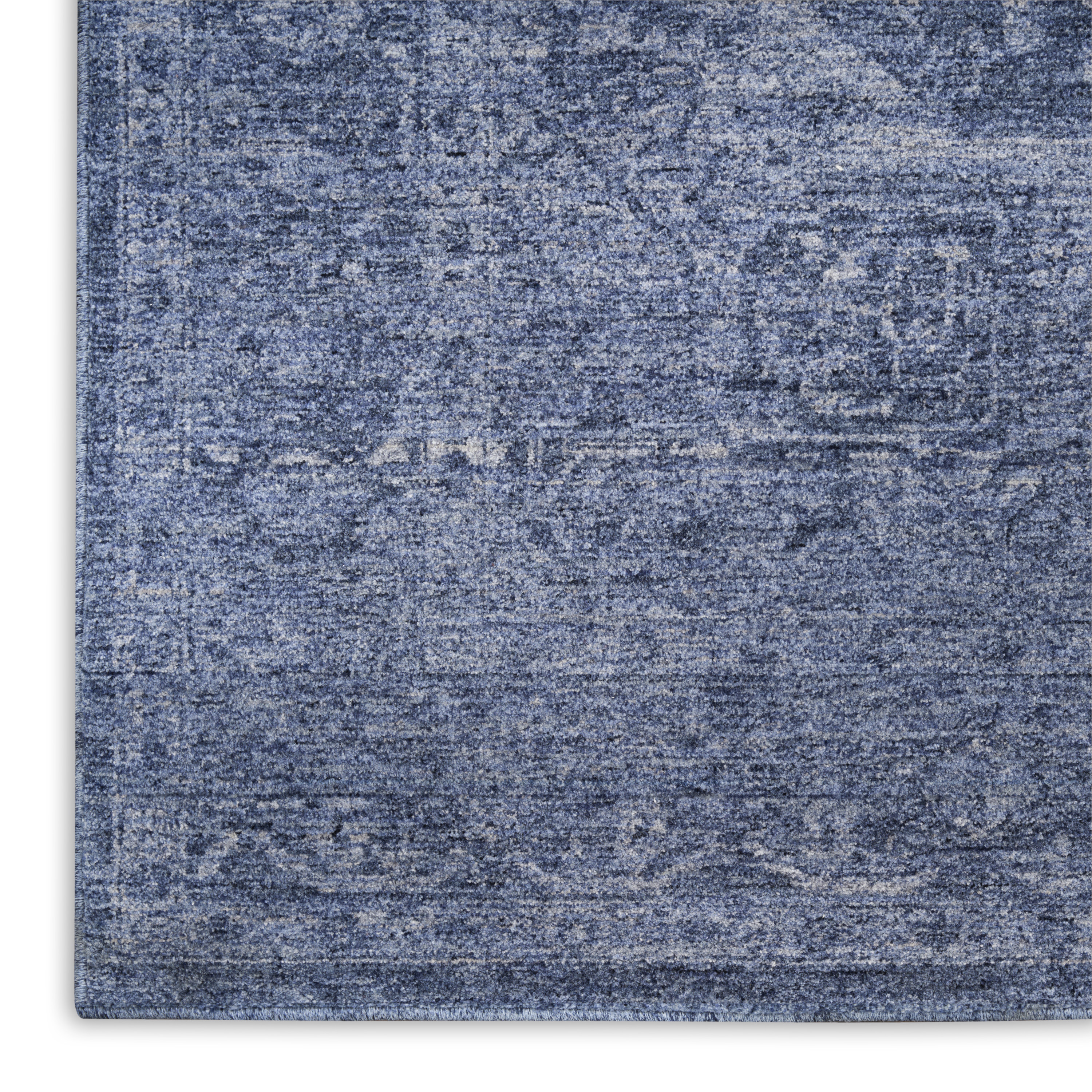 DKNY Pure Shades 4' x 6' Blue Vintage Indoor Rug