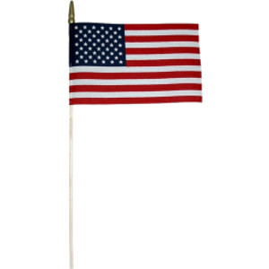 Verona Brand U.S. Miniature Flag, 8" x 12"