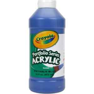 Portfolio Series Acrylic Paint, 16 oz., Phthalo Blue