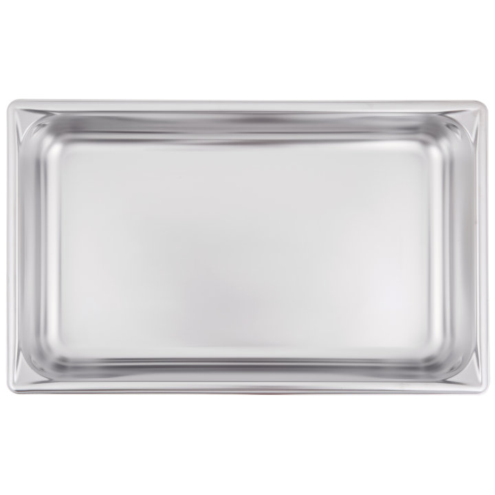 Full-size 4-inch-deep Super Pan V® stainless steel steam table pan