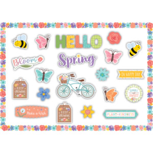 Hello Spring Create & Decorate Quick Kit, 94 Pieces