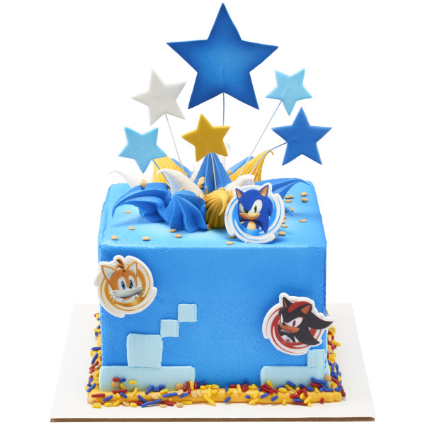Sonic, Tails and Shadow Cupcake Rings