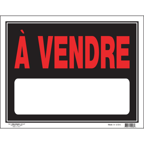 French For Sale Sign (15