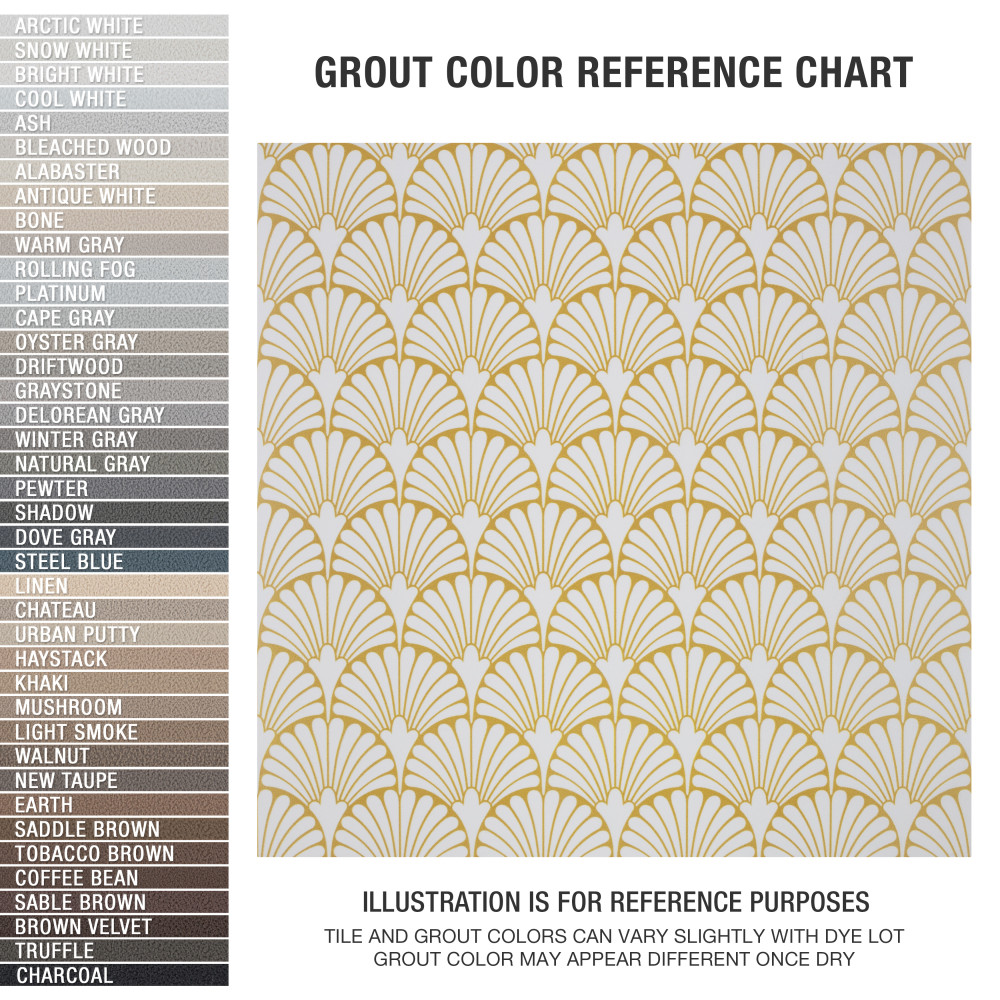 Art Deco Manhattan White 11-3/4 in. x 11-3/4 in. Porcelain Floor and Wall Tile