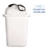 Boardwalk,  LLDPE Liner, 13 gal Capacity, 24.5 in Wide, 27.4 in High, 0.8 Mils Thick, White