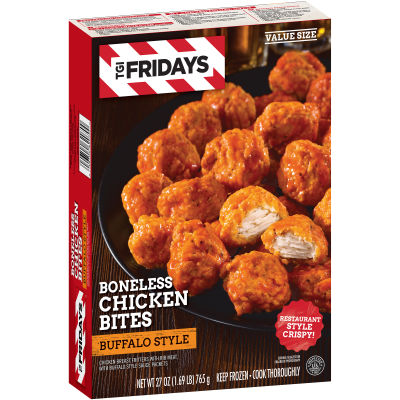 TGI Fridays Buffalo Style Boneless Chicken Bites Value Size, 27 oz Box