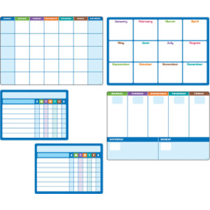 Wipe-Off Planner Sheets