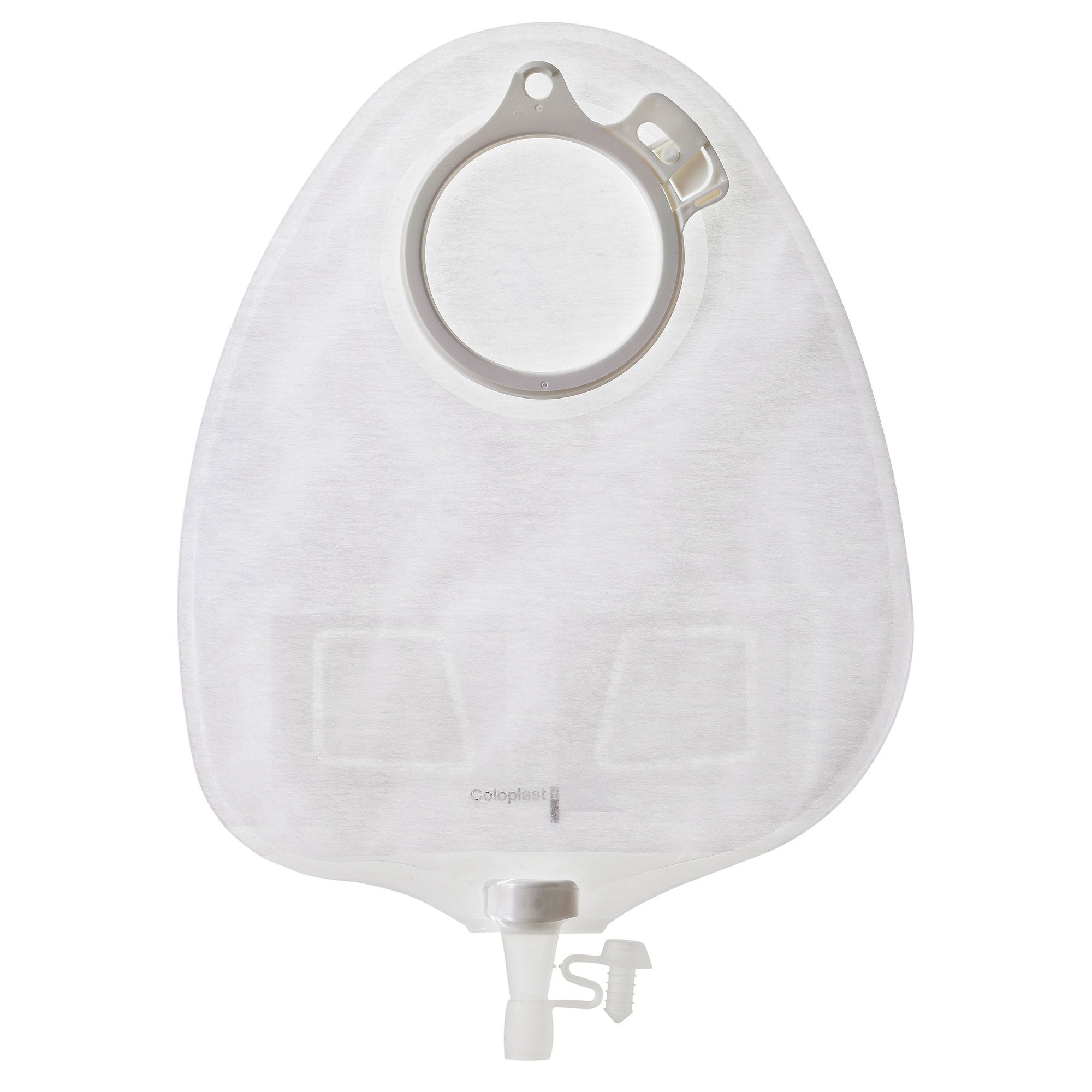 Assura® Two-Piece Transparent Urostomy Pouch, Blue Match