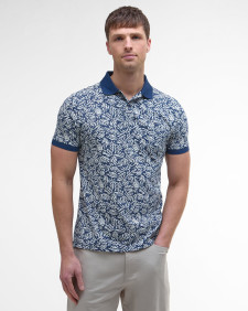 Jackstone Printed Polo Shirt Dark Denim