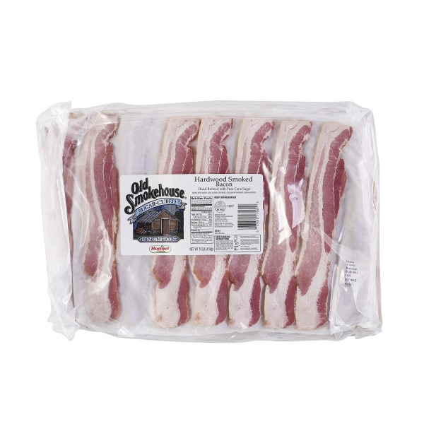 OLD SMOKEHOUSE(r) Bacon, Original, 13/17 slice, 2/10 lb . C1CB - Front Center Inner Pack (Hi Res)