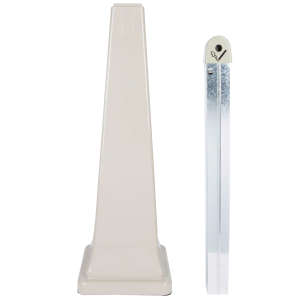 Rubbermaid Commercial, GroundsKeeper, Resin, Beige, Smoking Receptacle