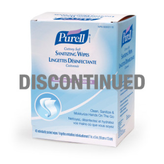 PURELL® Cottony Soft Hand Sanitizing Wipes - DISCONTINUED - DISCONTINUED
