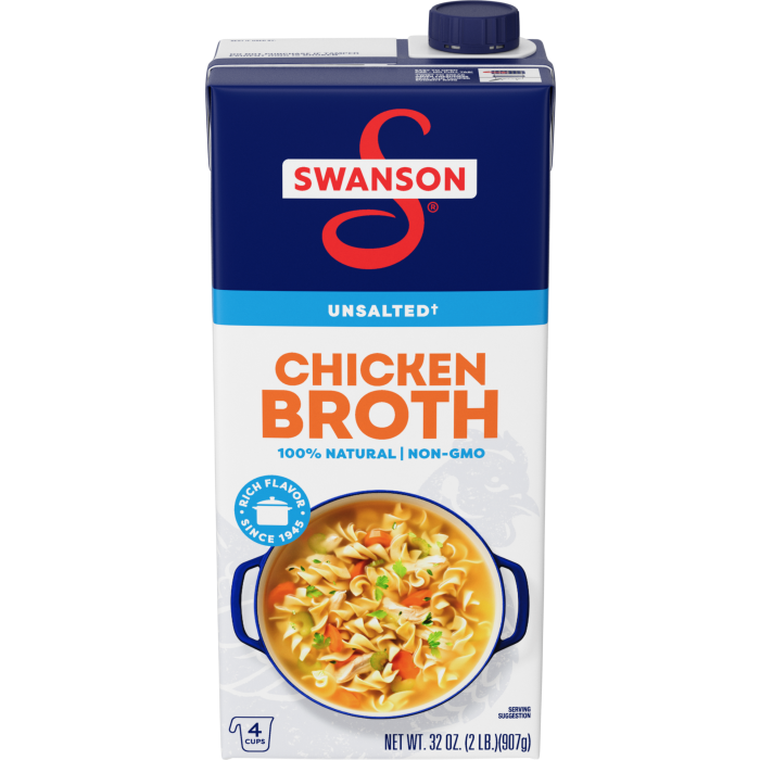 Unsalted Chicken Broth
