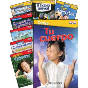 TIME FOR KIDS Math/Science Spanish Grades K-1: 8-Book Set