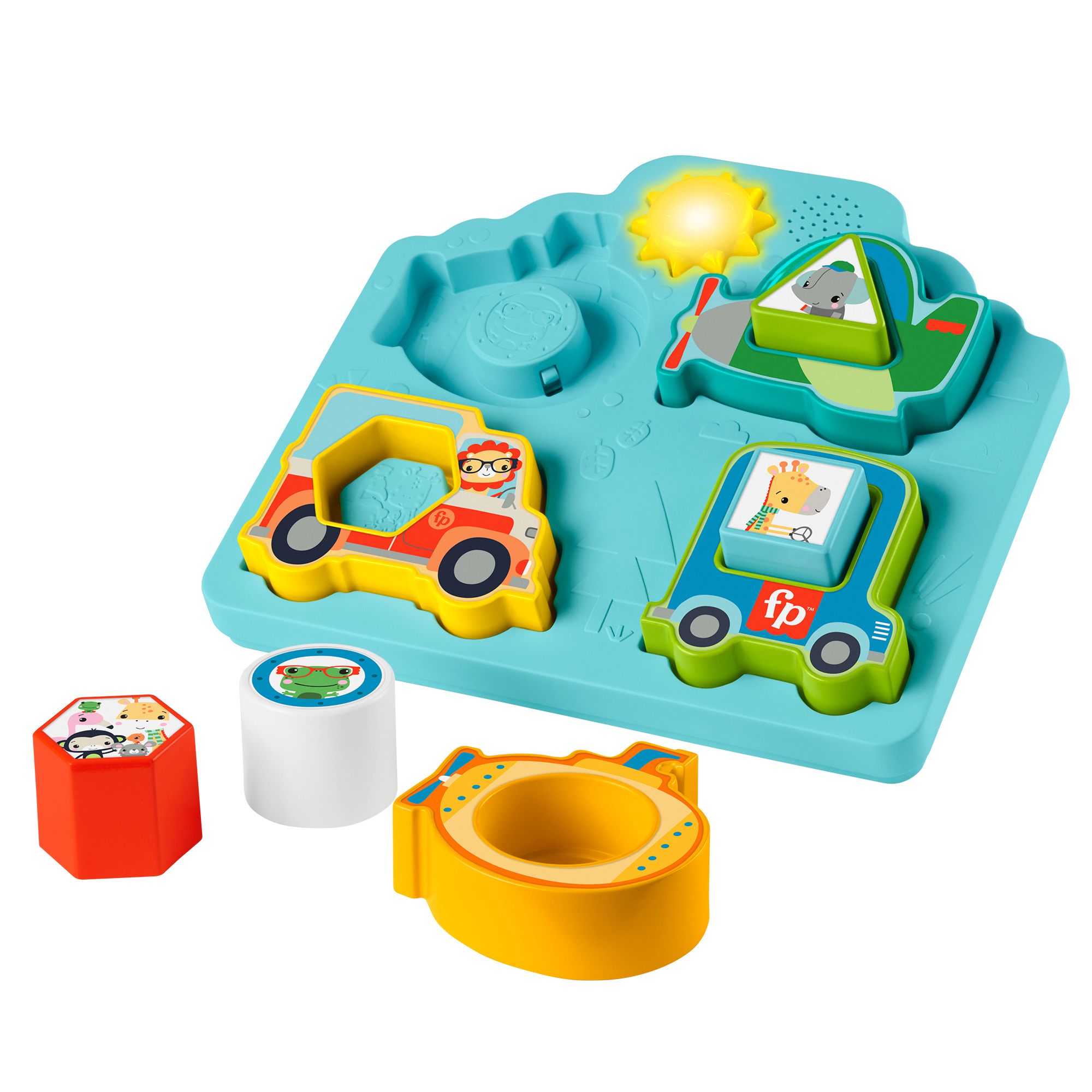 Fisher-Price Shapes & Sounds Vehicle Puzzle