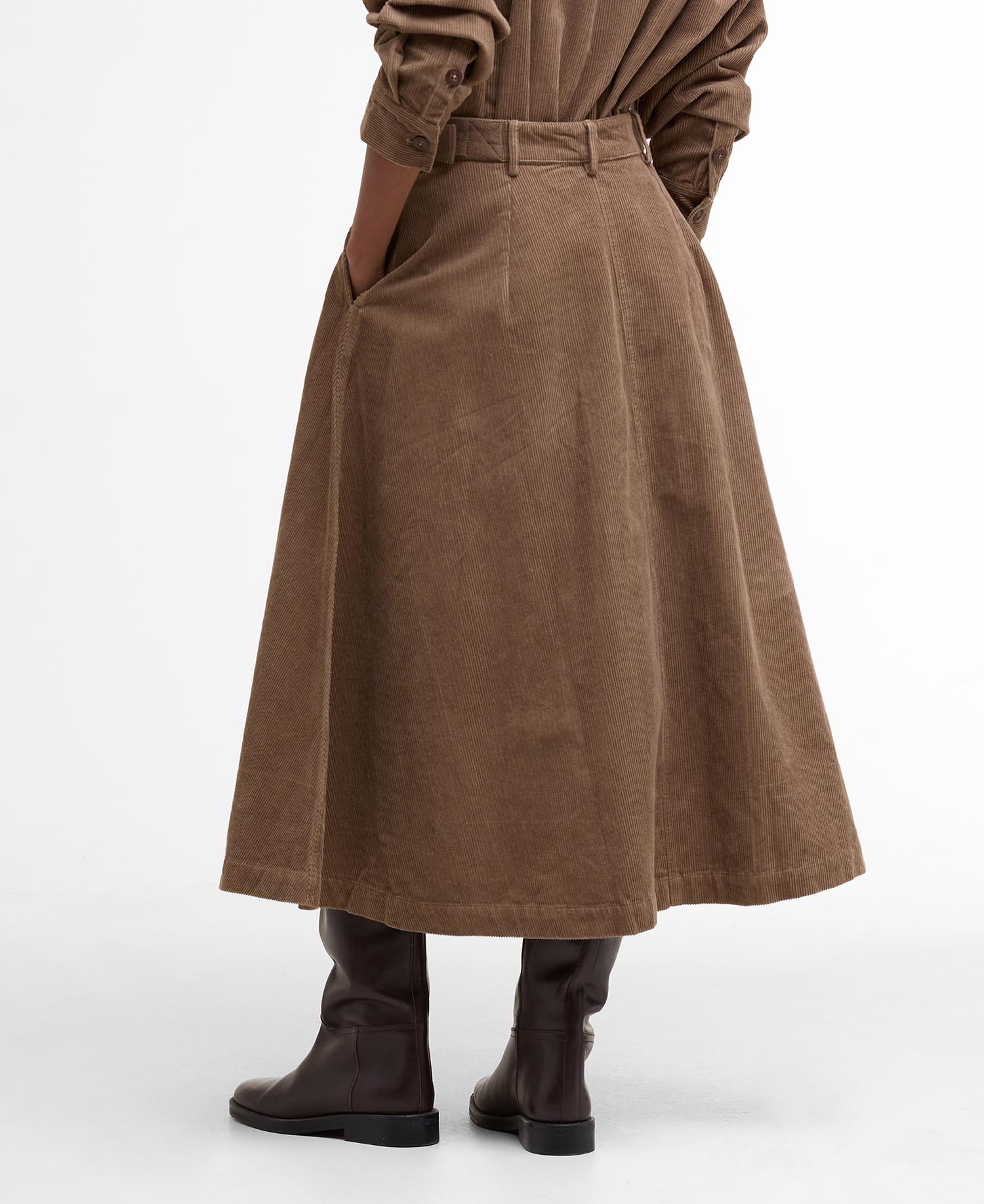 Yasmin Cord Midi Skirt image number 2