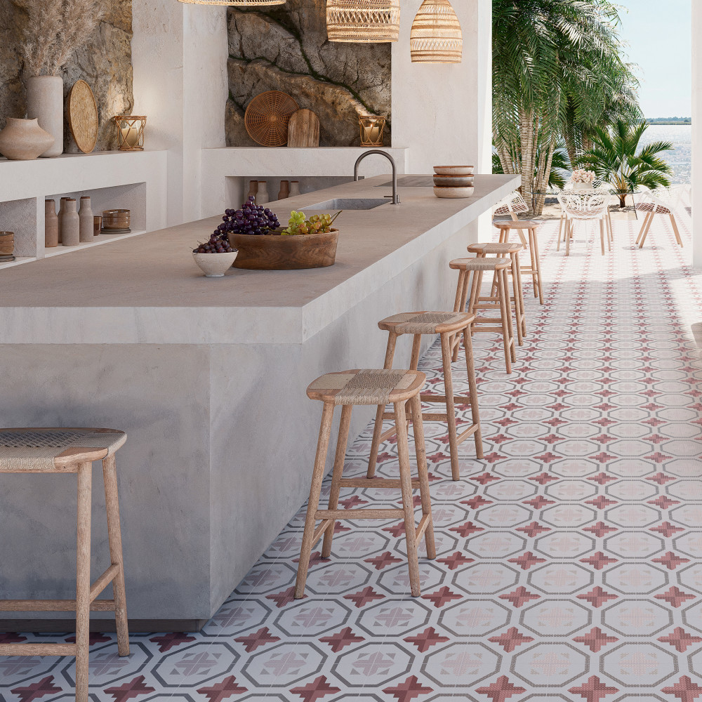 Prisma Rioja 9-3/4 in. x 9-3/4 in. Porcelain Floor and Wall Tile