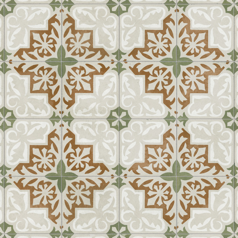 Kings Paname Bastille 17-5/8 in. x 17-5/8 in. Ceramic Floor and Wall Tile