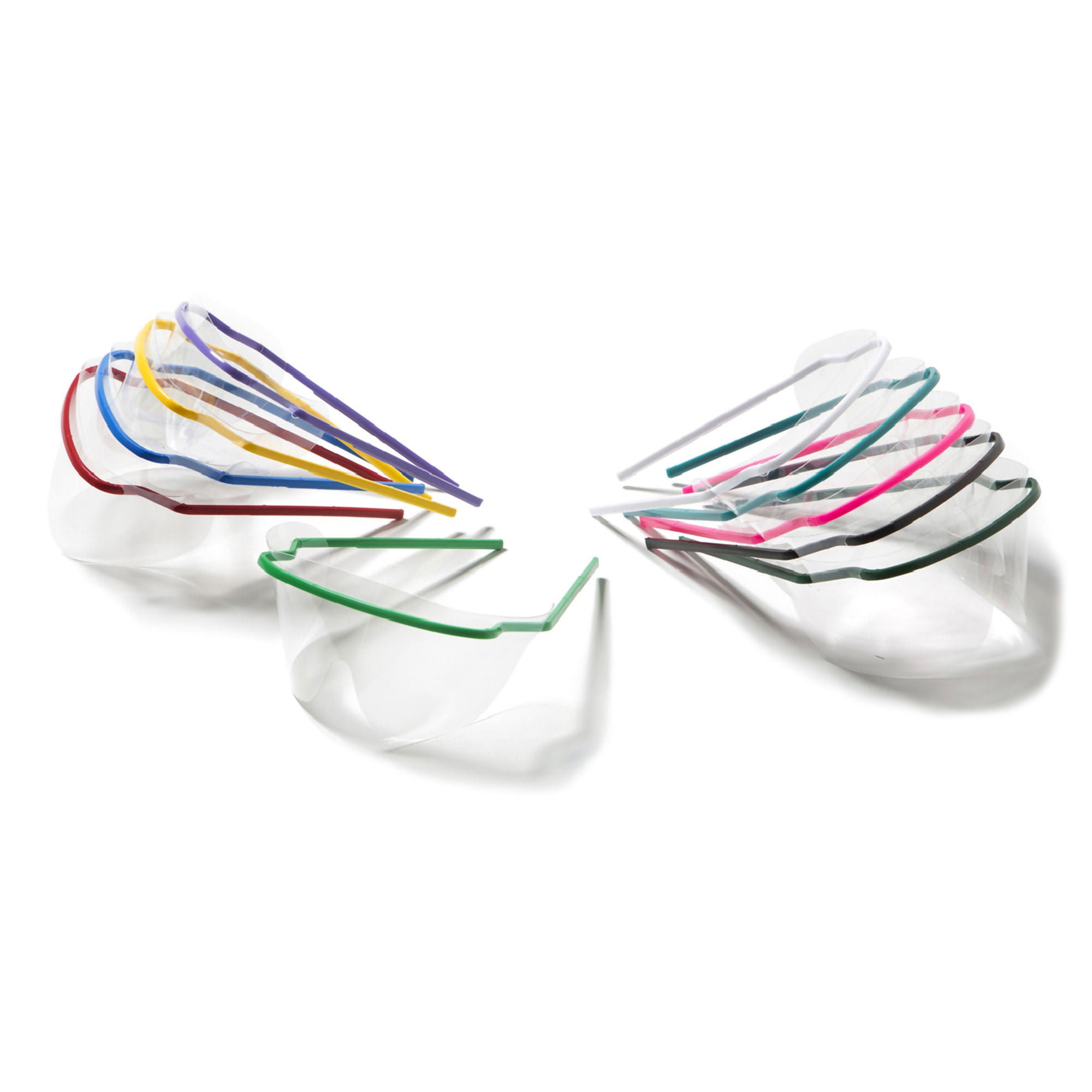 Safeview® Safety Glasses, Clear Tint, Assorted Frame Colors