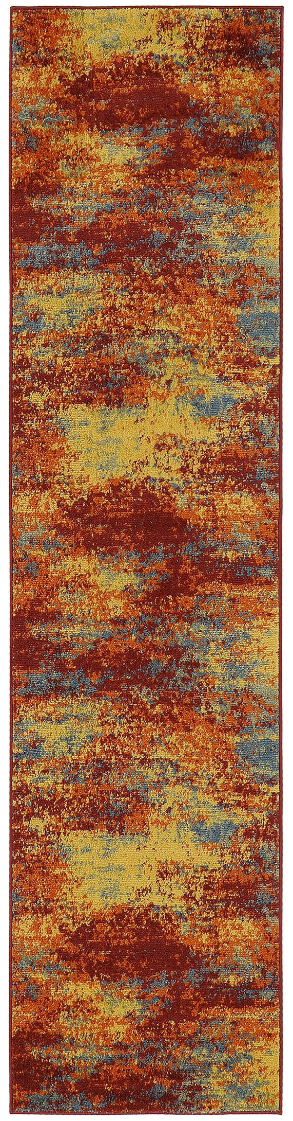 Nourison Nourison Essentials 2' x 6' Flame Modern Rug