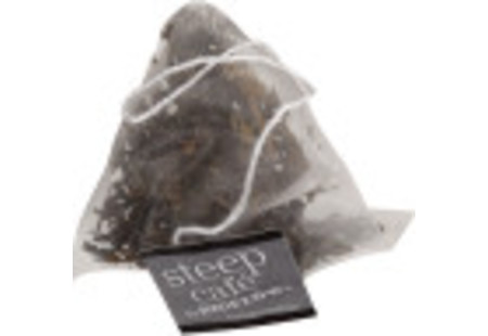 steep cafe by Bigelow organic full leaf jasmine green tea pyramid bag in overwrap - Ingredient list