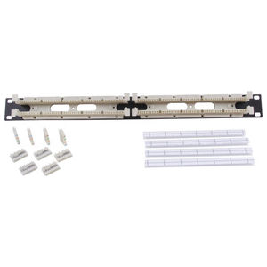110 System, Rack Mount Kit, 4 Pair without Trough, 100 Pair