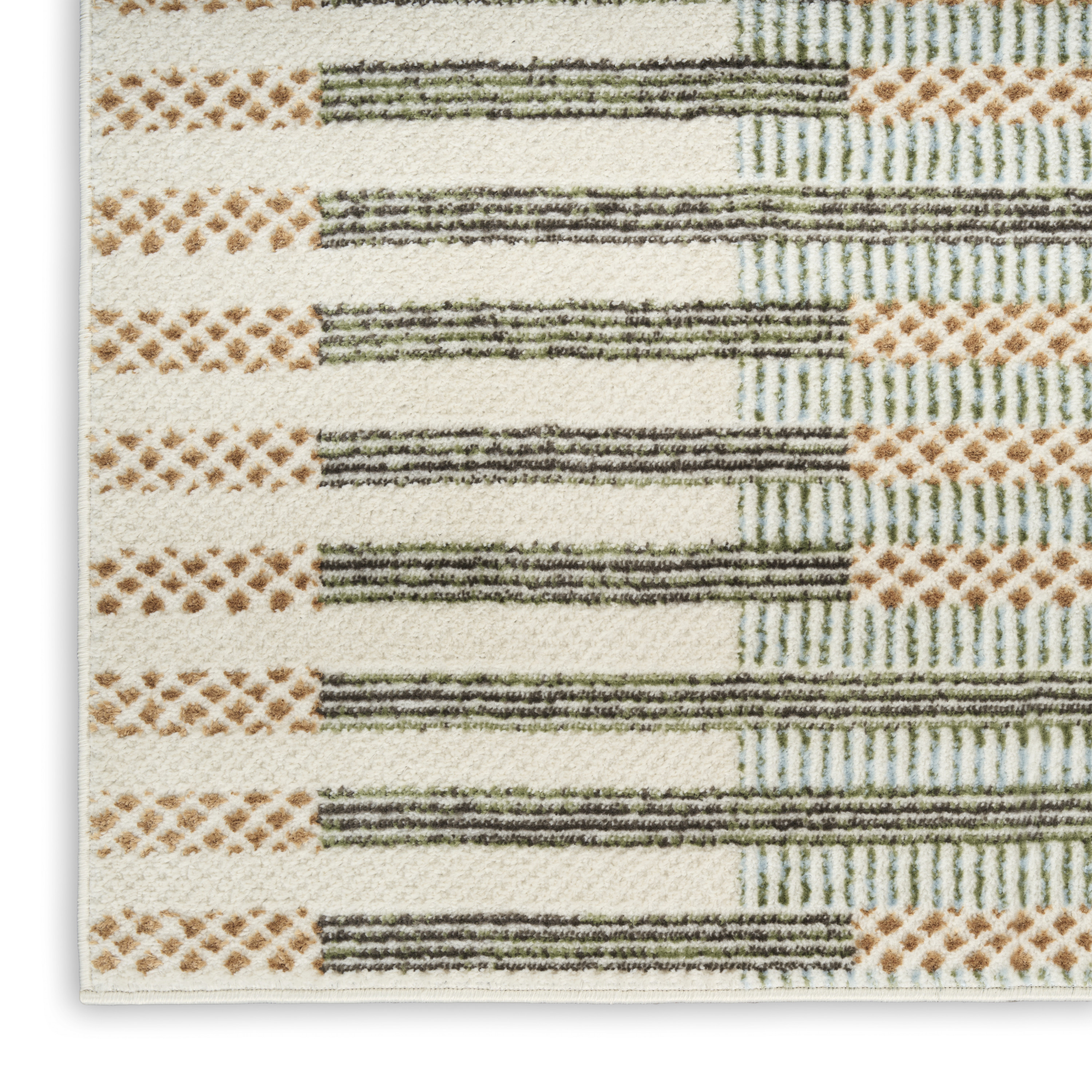 Nourison Nordic 8' x 10' Ivory Multicolor Modern Indoor Rug