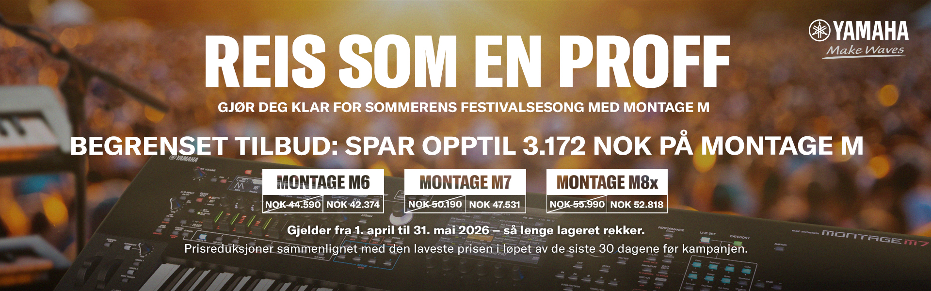 Yamaha Tour Like A Pro kampanjefoto