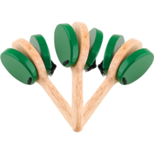 Wooden Castanet Clapper, Set of 3