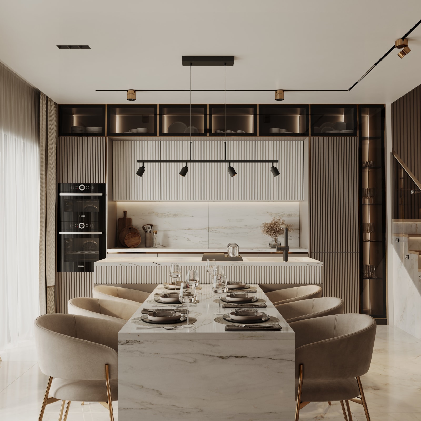 Shura 4 Head Track Pendant — installation 8