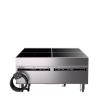 208- to 240-volt four-hob heavy-duty induction range with temperature control probe and programs
