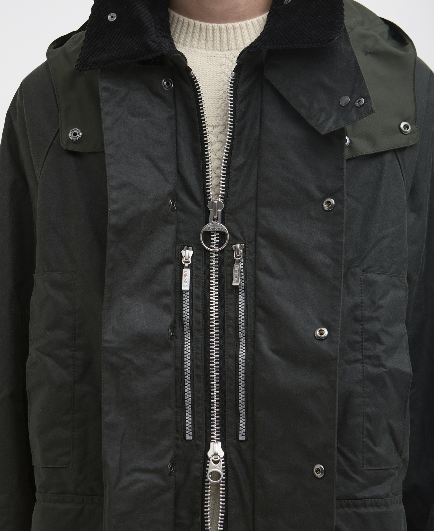 Barbour x ARKET Fairgame Waxed Jacket image number 6