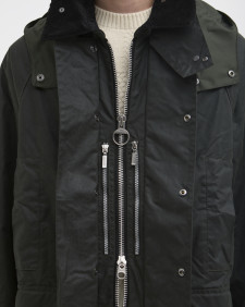 Barbour x ARKET Fairgame Waxed Jacket Sage