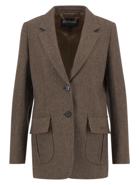 Blazer in lana leggermente aderente Elm