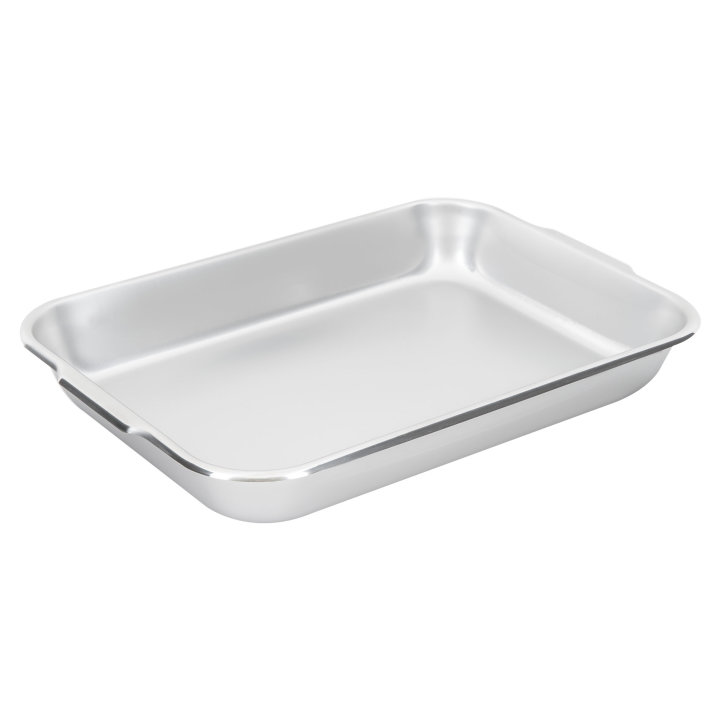 6 ½-quart stainless steel bake and roast pan in natural finish