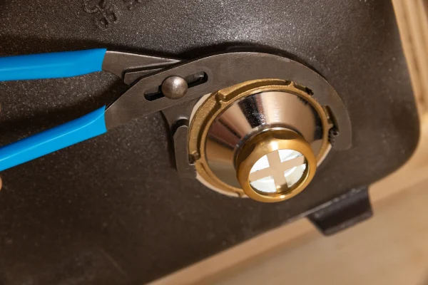 2012 12-inch Oil Filter/PVC Angled Head Pliers