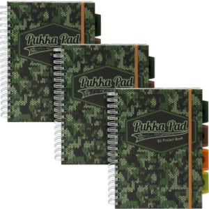 Camo B5 Project Book - Pack 3