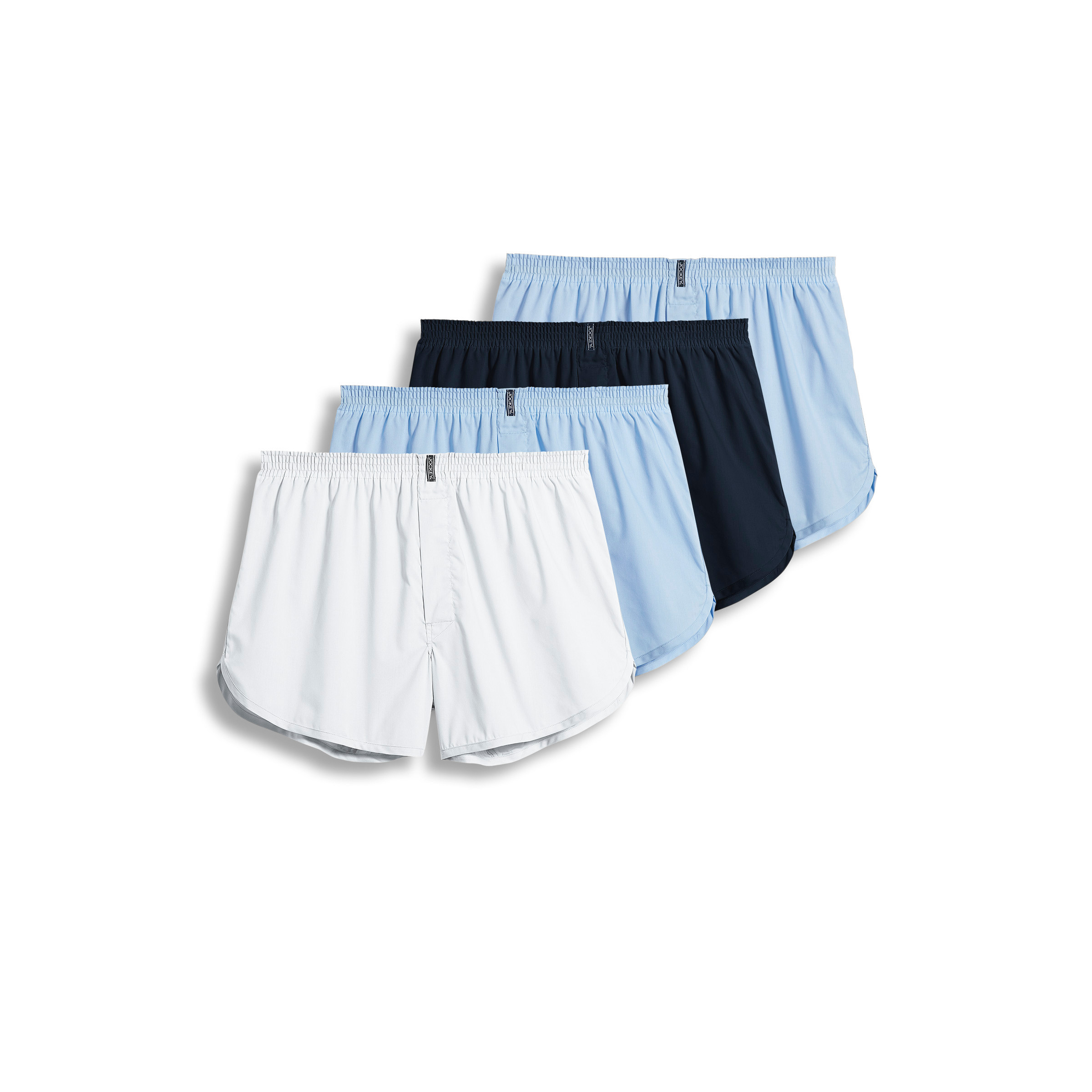 Jockey Men’s Tapered 5″ Boxer – 4 Pack