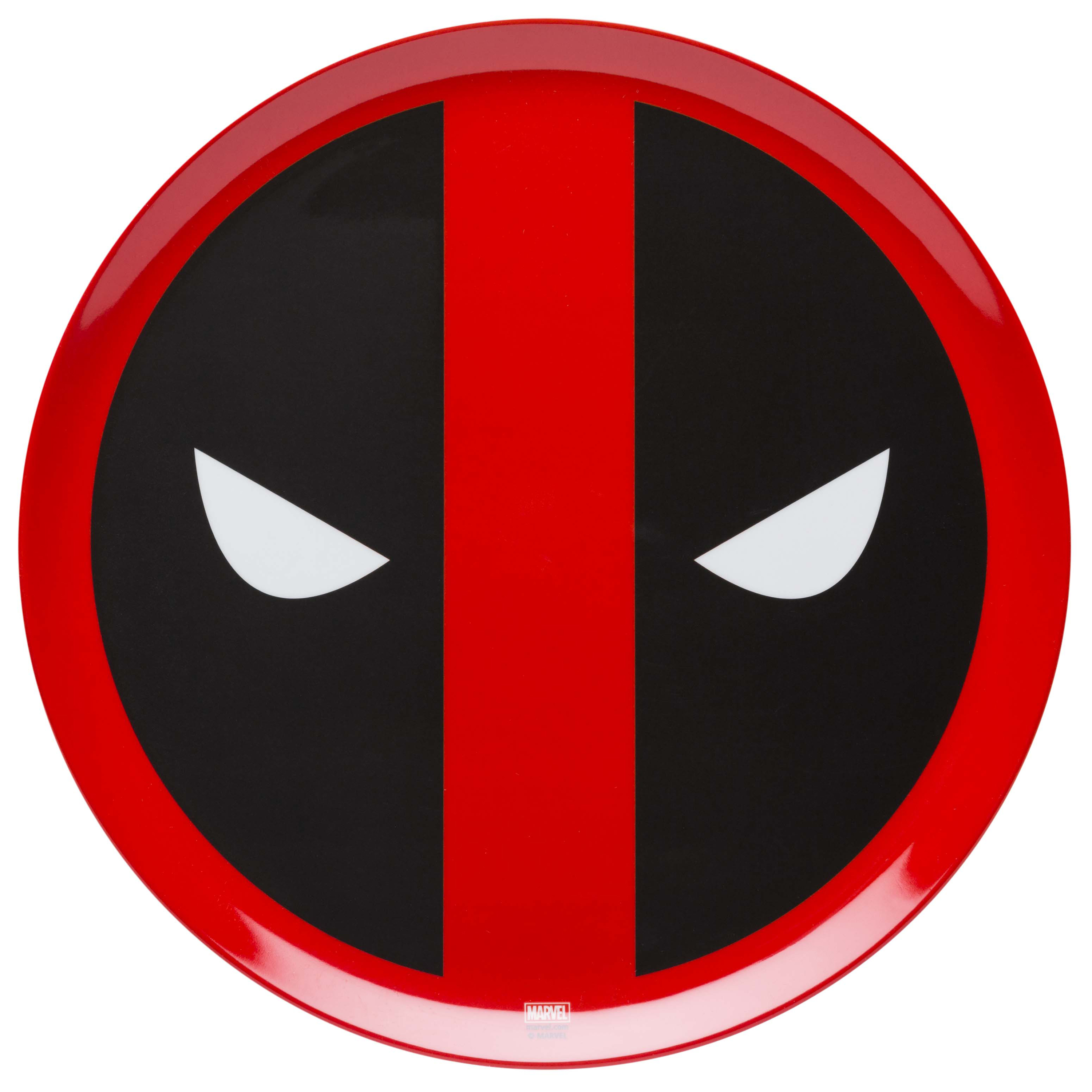 Marvel Comics Dinnerware Set, Deadpool, 2-piece set slideshow image 2 Marvel Comics Dinnerware Set, Deadpool, 2-piece set slideshow image 2