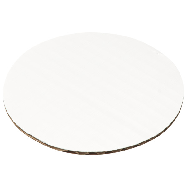 5" Round Waxed Corrugated Cake Board