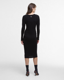 Peyton Knitted Midi Dress Classic Black
