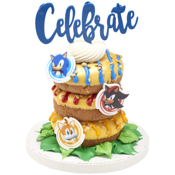 Sonic, Tails and Shadow Cupcake Rings