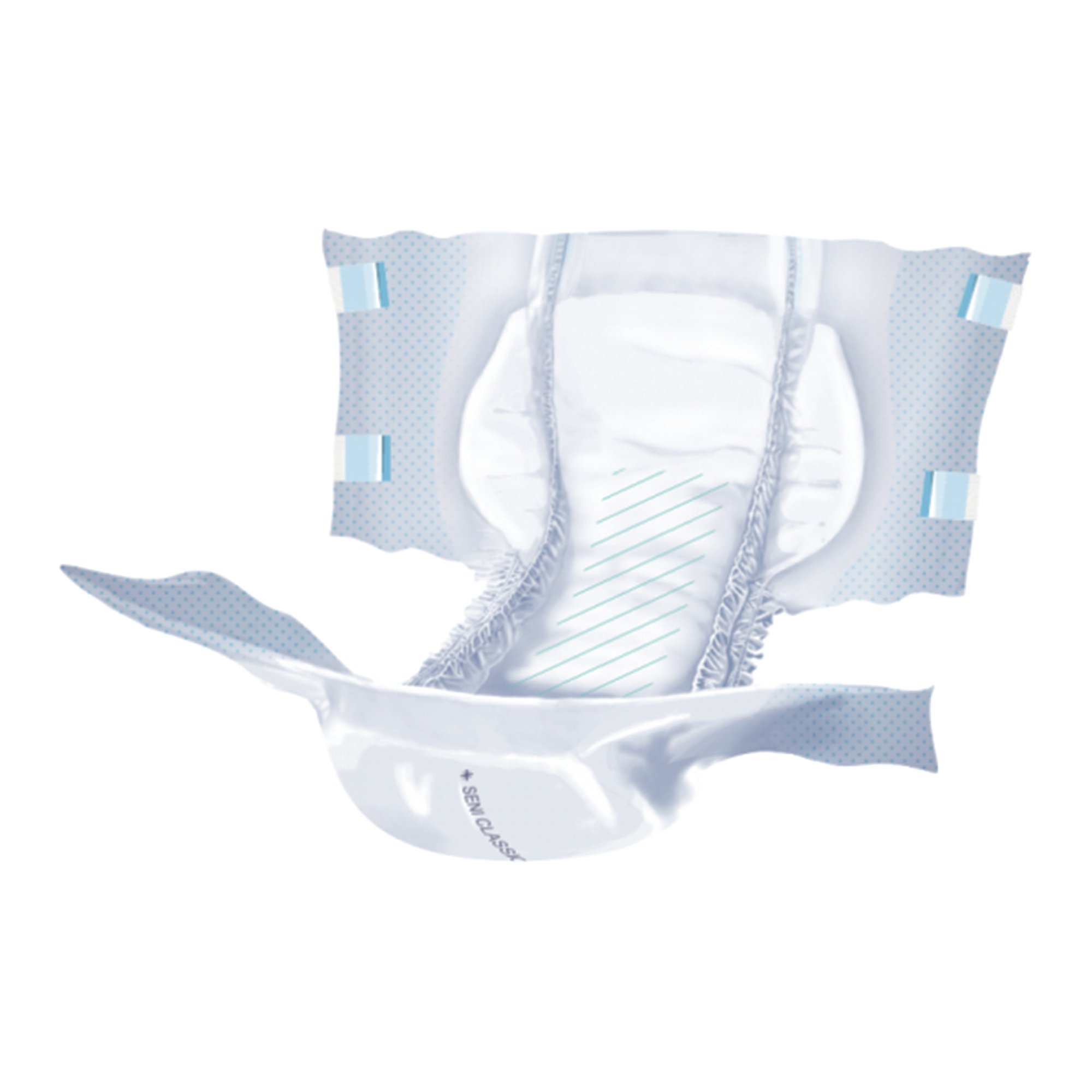 Seni Classic Incontinence Briefs for Men and Women, Moderate Absorbency, Medium