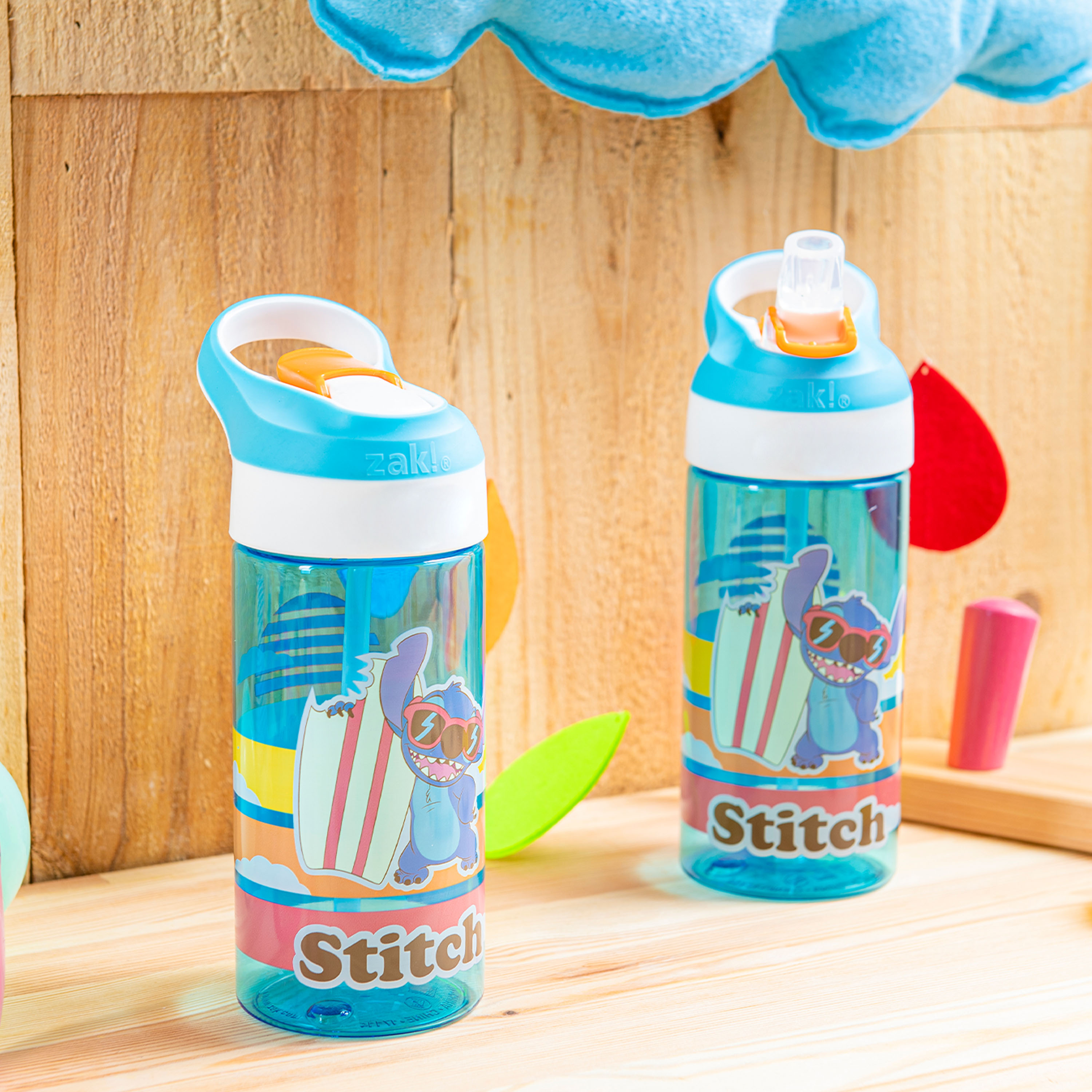 Disney 17.5 ounce Water Bottle, Lilo and Stitch, 2-piece set slideshow image 5