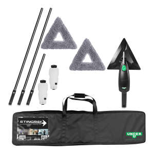 Unger, Stingray Refillable Microfiber Cleaning Kit Deluxe 11’