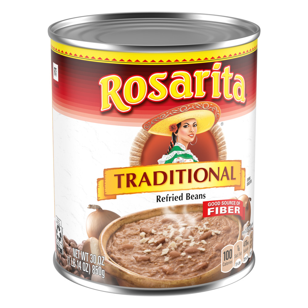 Rosarita Traditional Refried Beans Conagra Foodservice