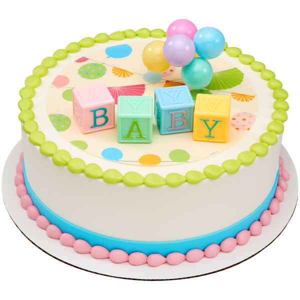 B-A-B-Y Blocks PhotoCake® Edible Image® DecoSet® Background
