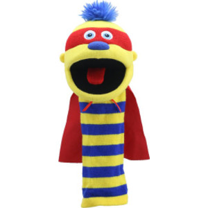 Eco Knitted Puppet: Zap